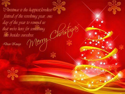 New Shinny Christmas Message Greetings