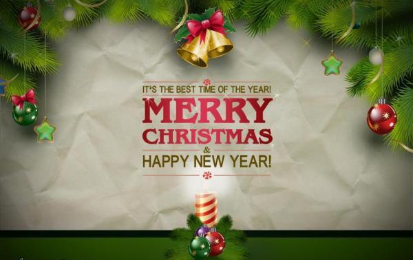 greetings for christmas & new year