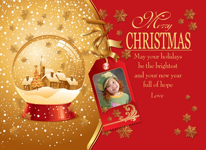 Merry Christmas free Greetings Cards wallpapers