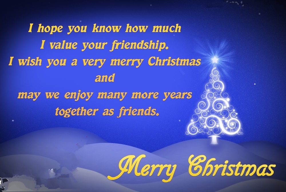 Merry Christmas Wishes and Greetings for Friends