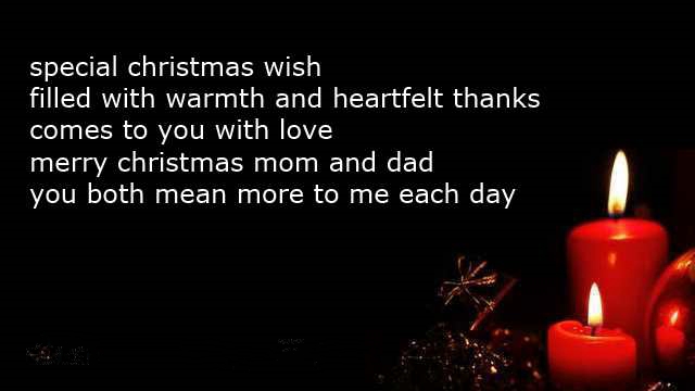 favorite christmas greetings for parents