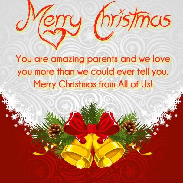 new christmas wishes for parents