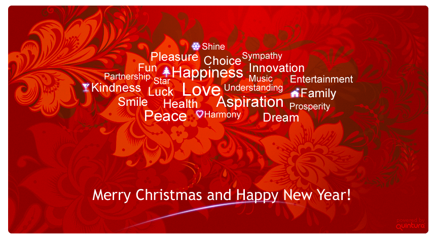 greeting wishes for new year and xmas